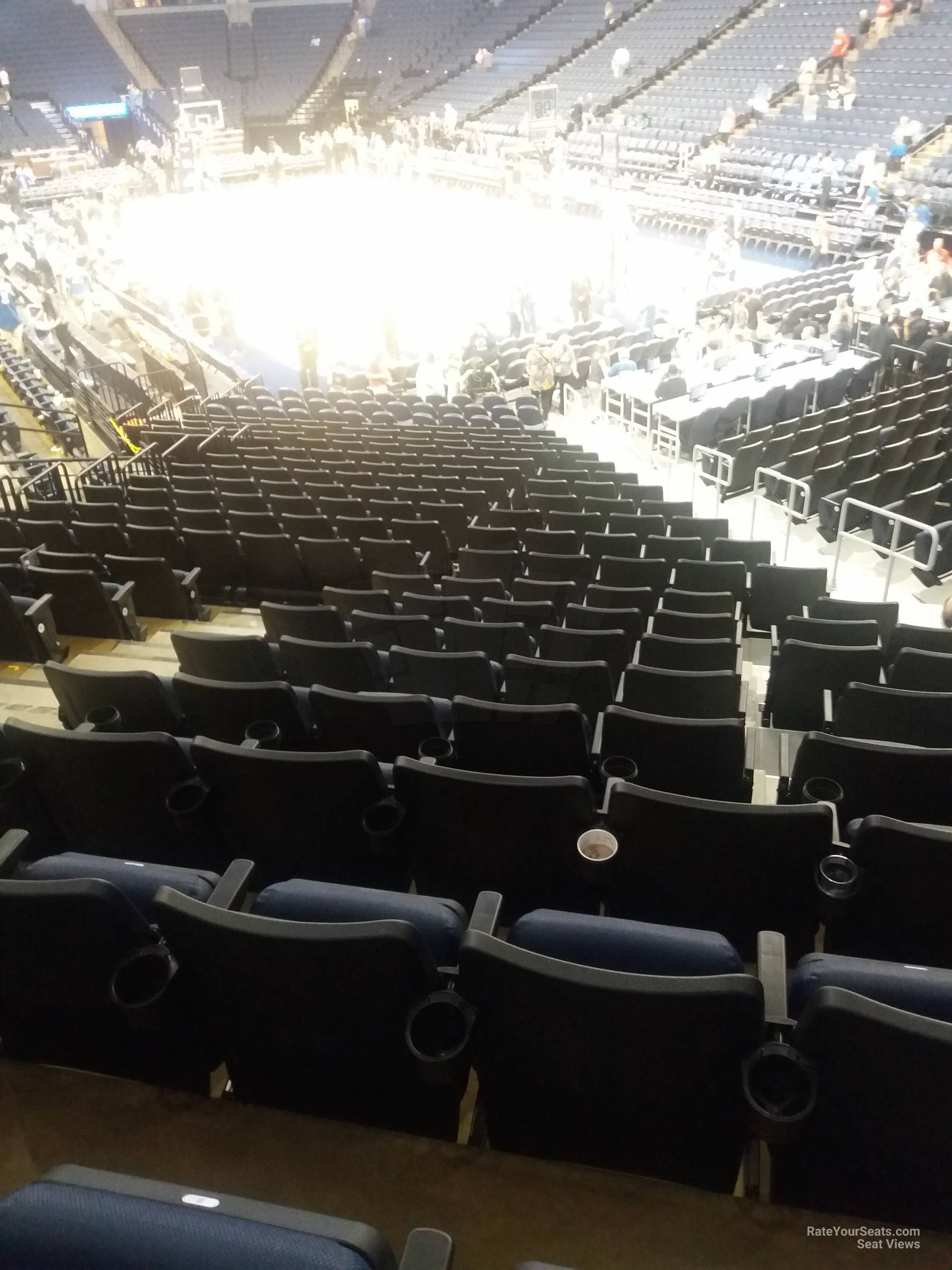 Section 124 at Target Center